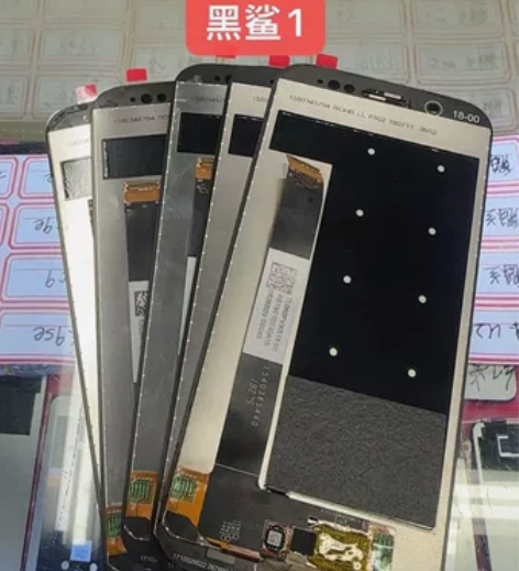 黑鲨1代拆机带指纹屏幕总成 原装拆机 每个...