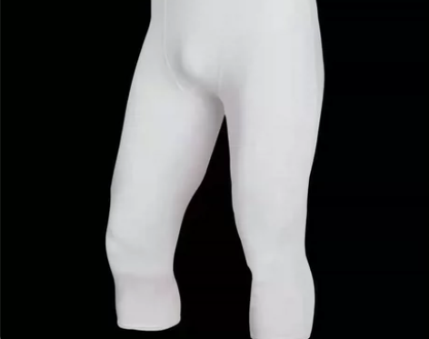 全新篮球七分紧身裤男运动装备健身九分白训练...