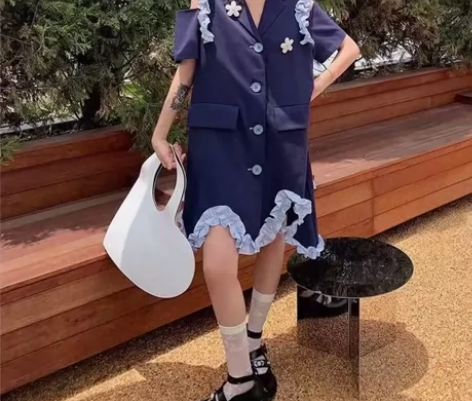 出闲置衣服19.9元包邮#漏肩开衫连衣裙 ...