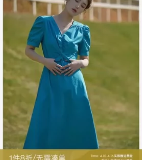 独束大码女装【高级显白】立体裁剪显瘦连衣裙...