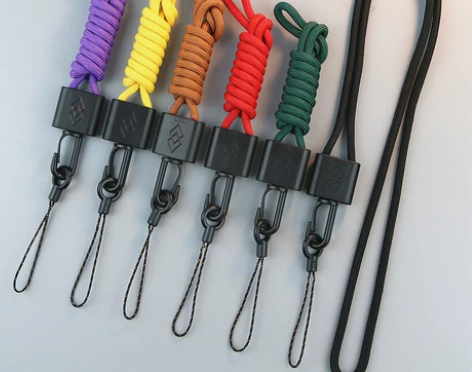 简约女款纯色手机挂绳男创意新款不勒脖绳子个...