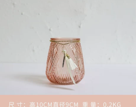 【狂欢价】干花花瓶摆件小清新客厅玻璃瓶插花...