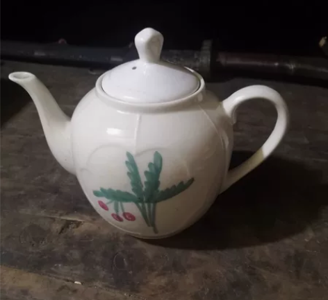 一线收货景德镇手绘老茶壶一把，精品细瓷 全...