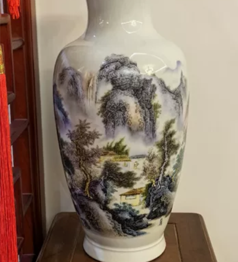 闲置，断舍离，景德镇 陶瓷花瓶，中式 新中...