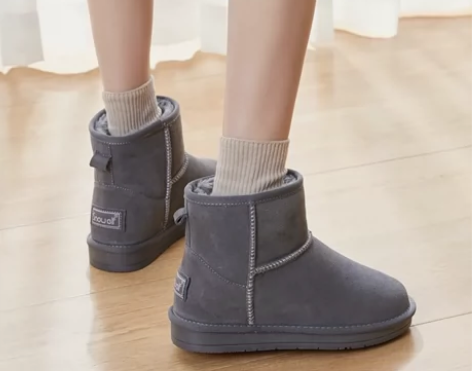 2023新款东北雪地靴女内增高加绒加厚短筒...