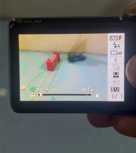 卡西欧EX-S12相机 屏幕有些裂，不影响...