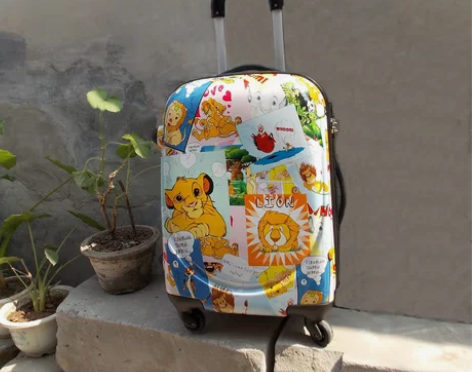 正品迪士尼儿童拉杆箱狮子王行李箱20寸卡通...