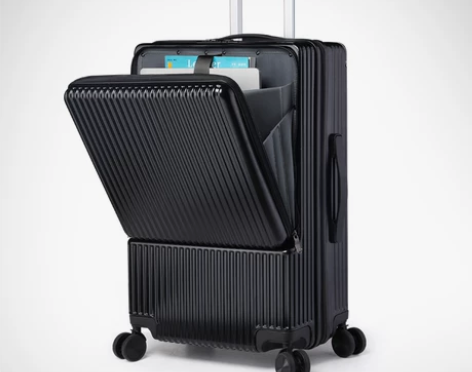 【风尚价】前置开口行李箱男女拉杆箱20寸2...