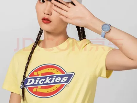 Dickies 手表女潮流石英皮带表中性时...