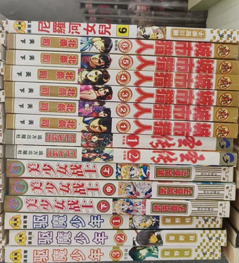 清书架，四拼一卡片，死神，城市猎人，圣传，...