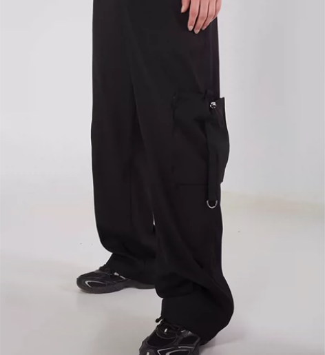 VOBE20秋冬国潮百搭立体裁剪直筒工装可...