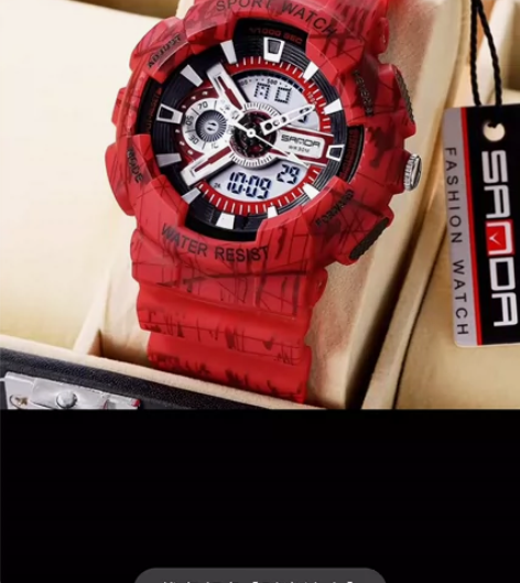 手表男士初高中学生潮流电子表青少年儿童防水...