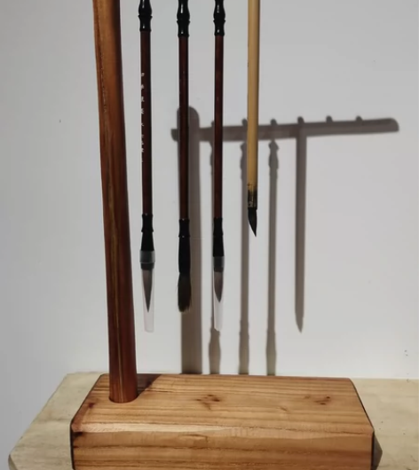 手工制作的毛笔支架，39元不包邮。 图一图...