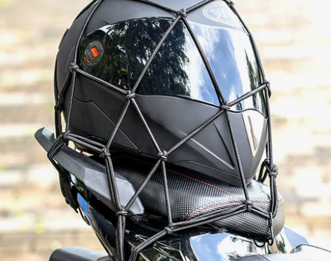 摩托车行李网头盔杂物网兜油箱网袋绑带松紧