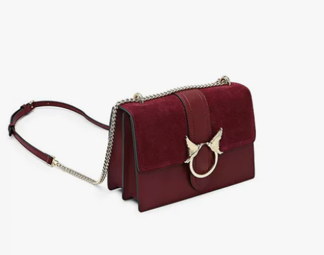 红谷包包女包2019新款牛皮燕子斜挎包女百...