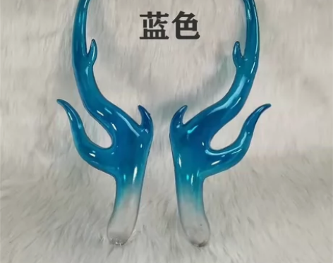 王者荣耀 西施 游龙清影 cos龙角 现...