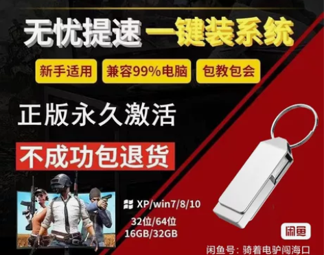 电脑重装系统U盘正版纯净版一体机笔记本台式...