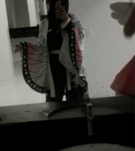 鬼灭之刃蝴蝶忍cos服大全套！ 队服上衣+...