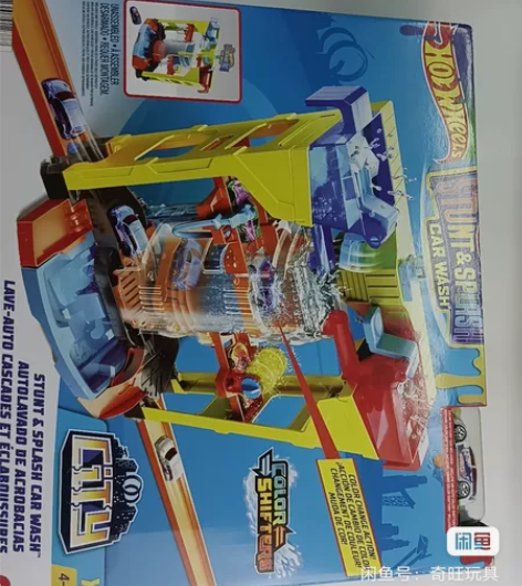 风火轮终极汽车广场城市多层立体恐龙停车场大...