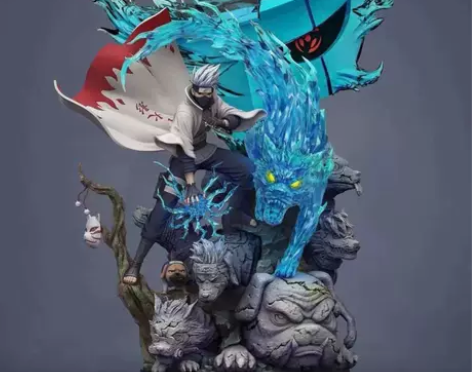 火影忍者鸣人佐助须能卡卡西手办二次元摆件模...