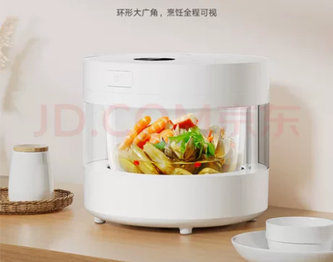 米家小米电饭煲电饭锅4L透明可视烹饪0涂层...