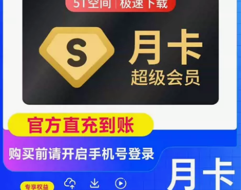 【自动发货】百度网盘超级svip月卡网pa...