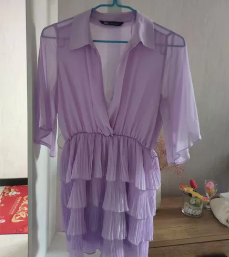 全新夏装10-20元大部分带吊牌，紫色连衣...