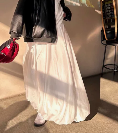 【蒋依依同款】cold gold半身花苞长...