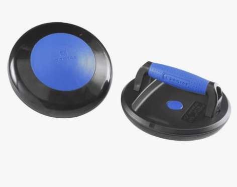 迪卡侬俯卧撑支架旋转家用健身器材旋转手臂俯...