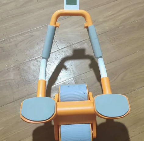 特步（XTEP）健腹轮自动回弹家用肘撑锻练...