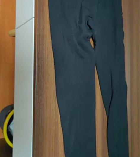 加绒加厚打底裤，黑色裤长94，腰围三尺满3...