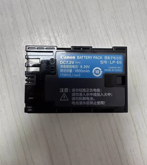 三格性能原装佳能LP-E6单反相机二手电池...