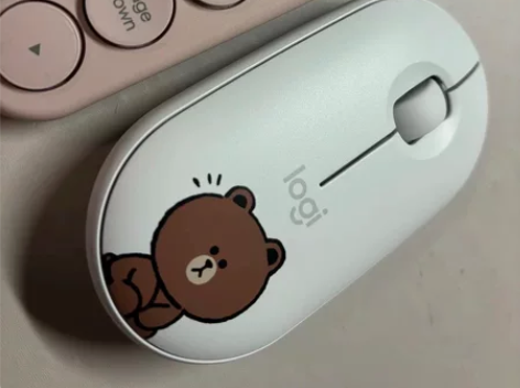 全新罗技无线鼠标PEBBLE鹅卵石蓝牙轻薄...