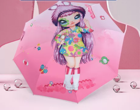 香彩儿童雨伞女童小学生自动安全幼儿园男小孩...