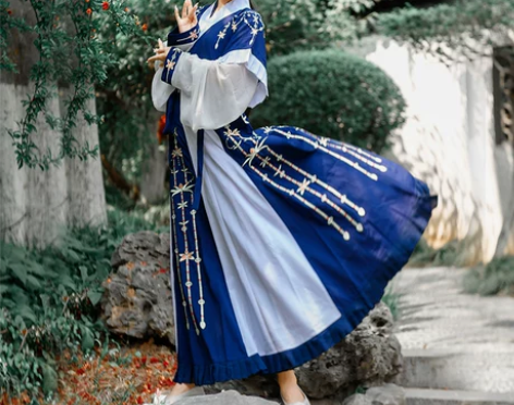 ?玖美人原创汉服女中国风学生交领齐腰襦裙六...