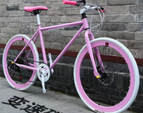 【礼遇价】平把公路车变速死飞自行车男女学生...