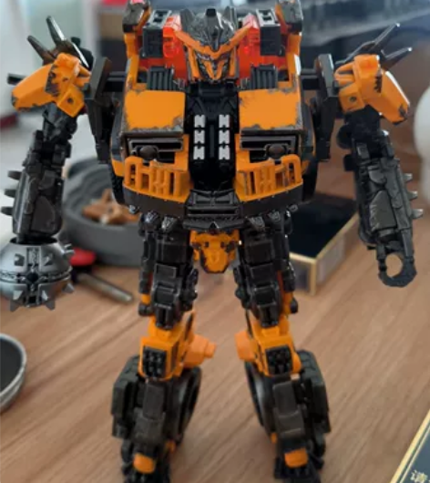 变形金刚7圈套，黑曼巴，主体无损，重涂过全...