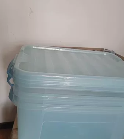 3个一起卖禧天龙整理箱59×43×35带轮...