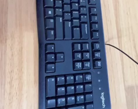 罗技经典键盘k120 成色几乎全新 福利价...