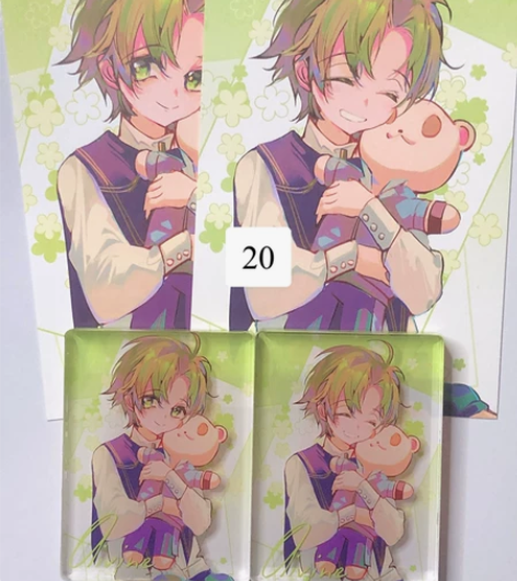 新世界狂欢奥利文 幼奥明信片2 幼奥亚克力...