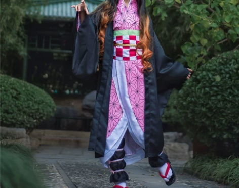 【出/租】鬼灭之刃cos服祢豆子cospl...