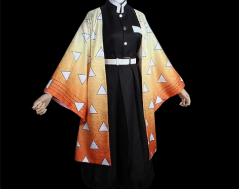 【包邮出】我妻善逸cos服  鬼灭之刃 小...