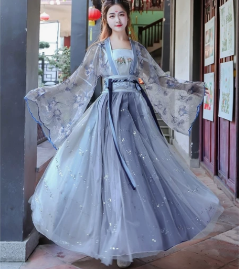 沧海赋汉服女中国风古装超仙古风汉元素学生仙...