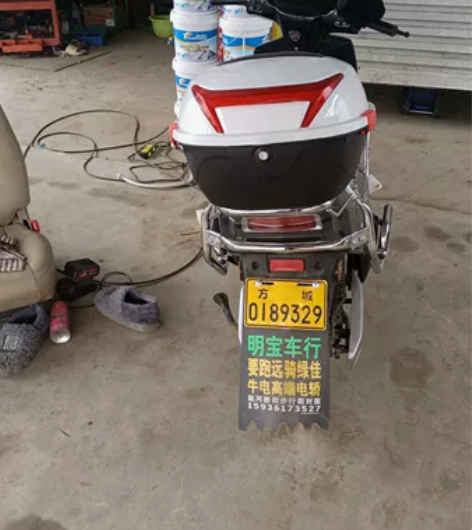 2023年的8成新台铃电动车出售，电瓶72...