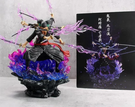 阿修罗九刀流三头六臂索隆海贼王GK鬼气超大...