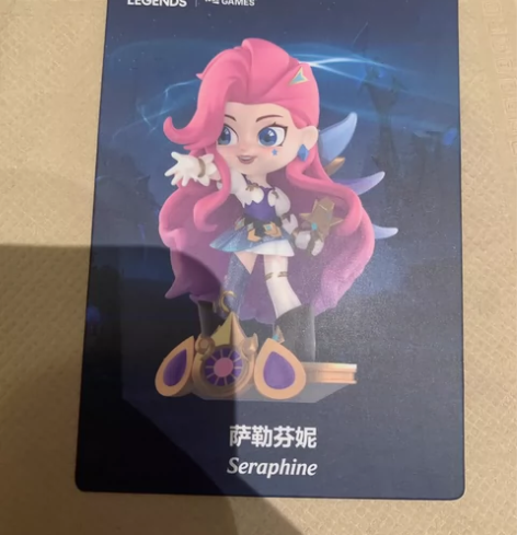 英雄联盟盲盒 泡泡玛特 萨勒芬妮Q版手办周...