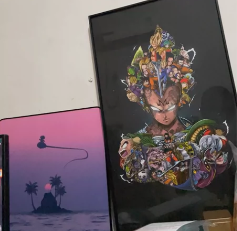 七龙珠挂画 贝吉塔 悟空 比克 弗利萨 这...