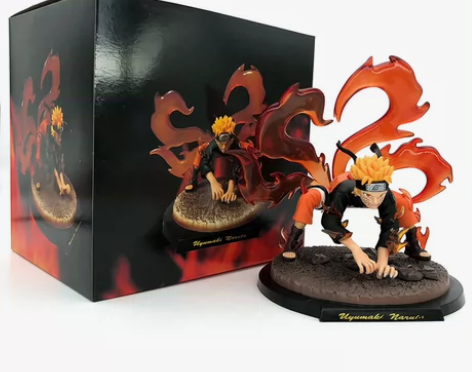 批发火影手办GK九尾妖狐四尾鸣人，赔本赚吆...