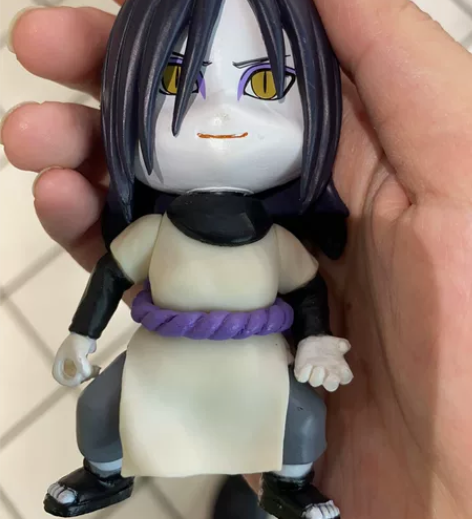 火影忍者大蛇丸，人偶挂件，轻微瑕疵是正常的...