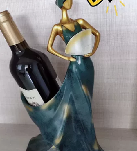北欧创意酒架葡萄红酒架电视酒柜装饰品摆件餐...